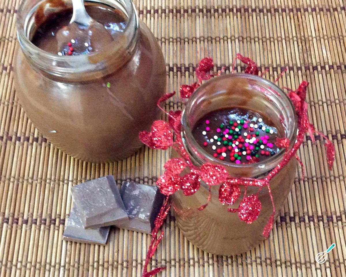 Receita de Iogurte de chocolate caseiro