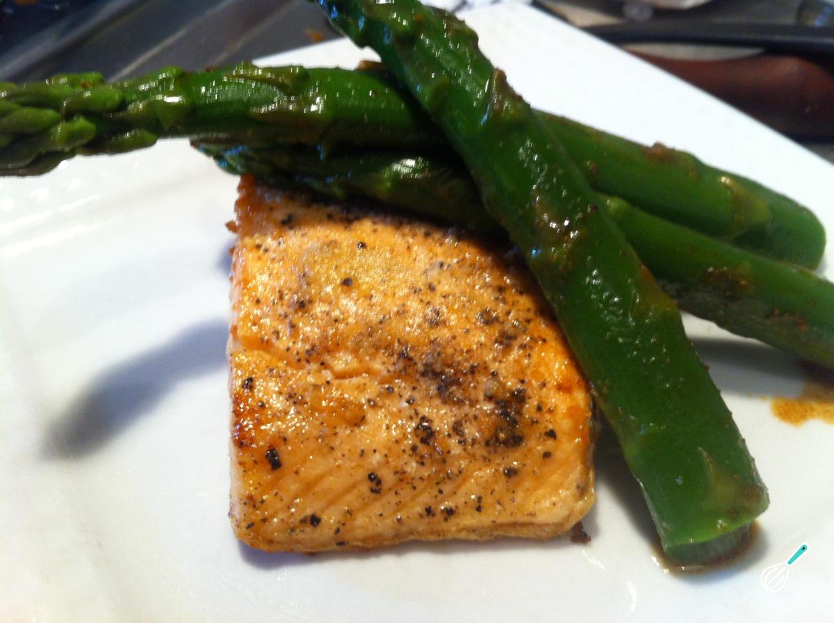 Receita de Salmão frito na manteiga