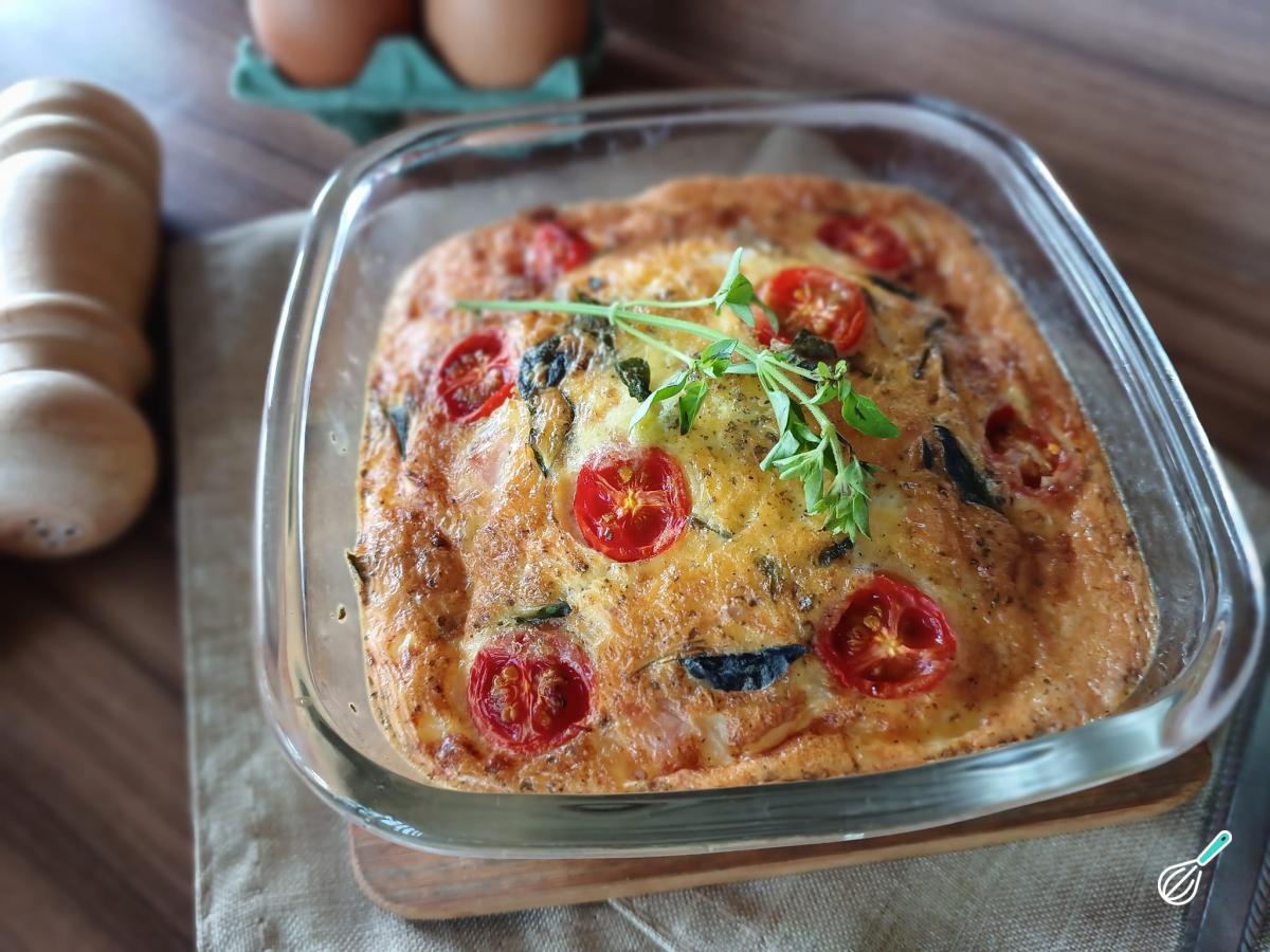 Receita de Omelete na airfryer