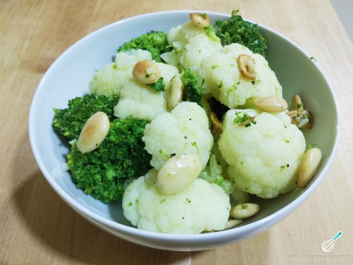 Receita de Salada de couve flor e brócolis