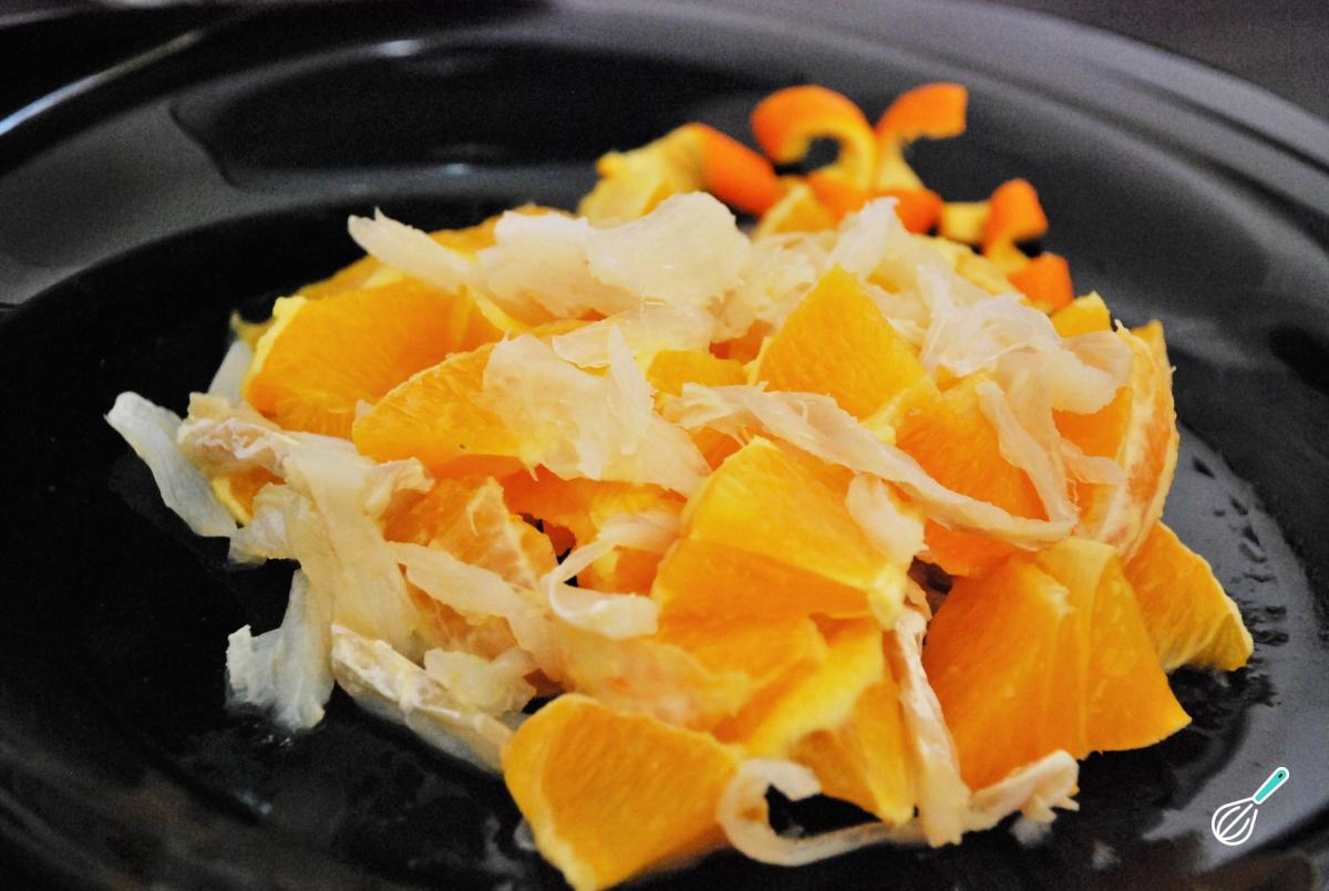 Receita de Salada de bacalhau e laranja