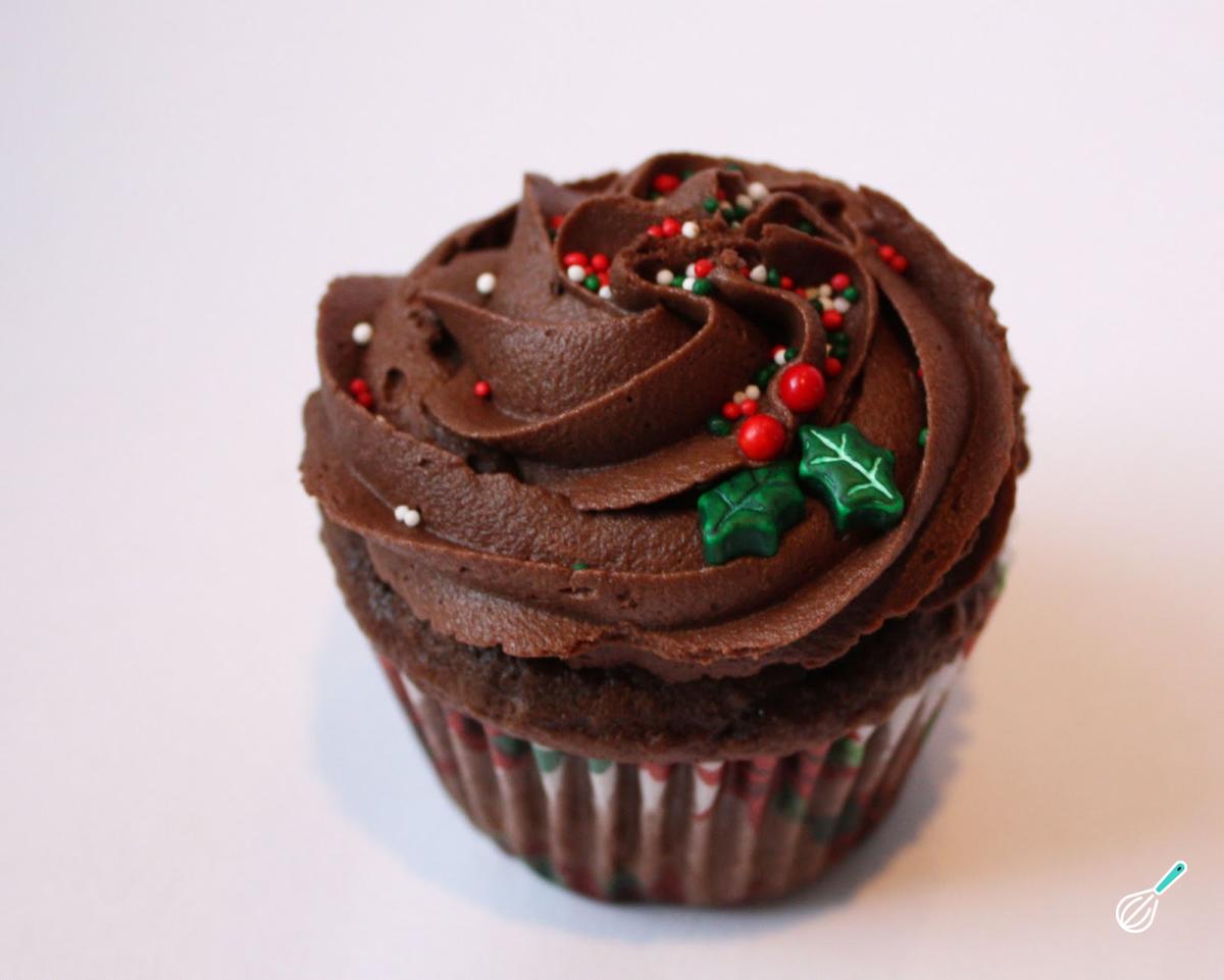 Receita de Cupcake de Natal