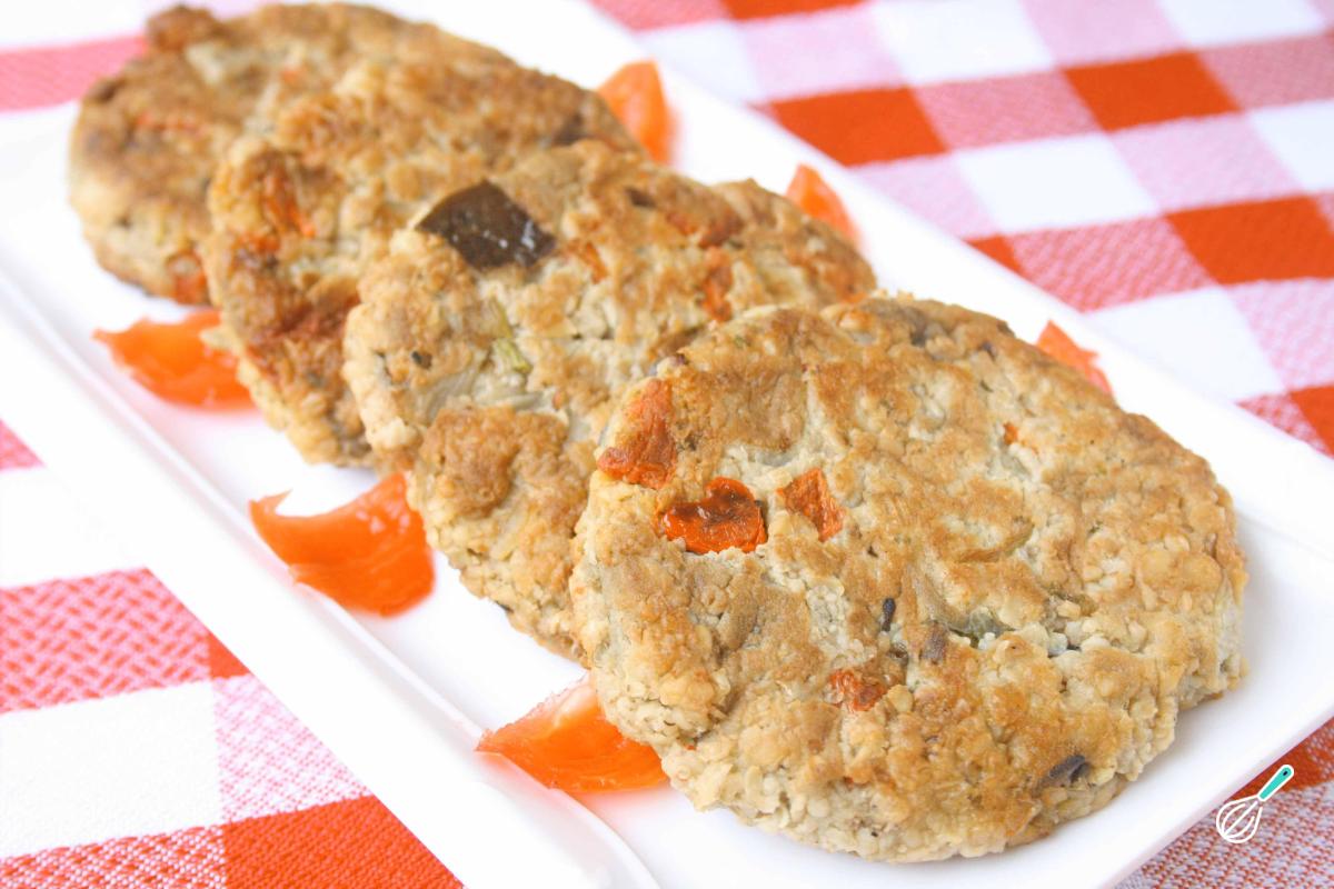 Receita de Hambúrguer de berinjela fit e simples