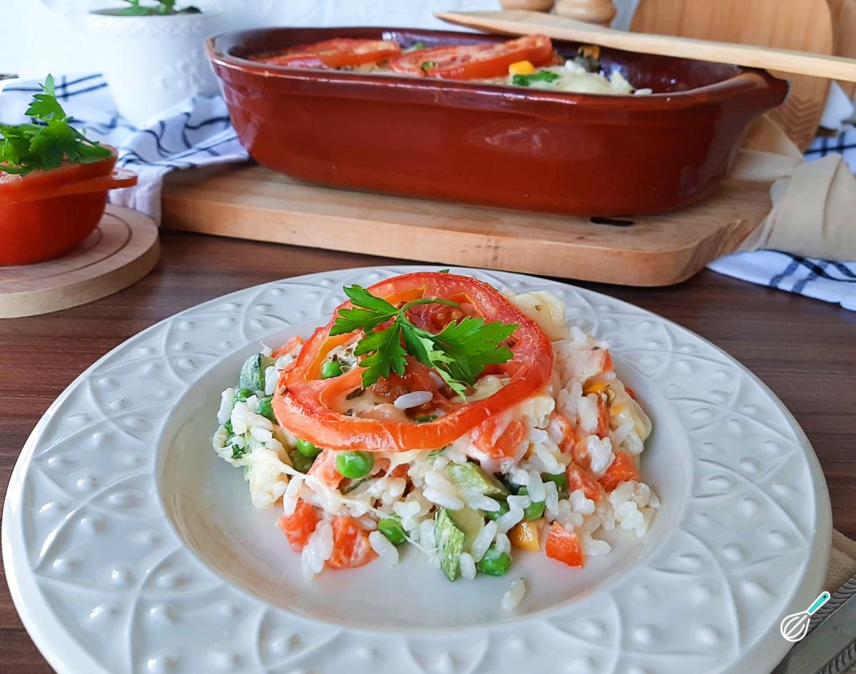 Receita de Arroz de forno com legumes (superfácil e econômico)