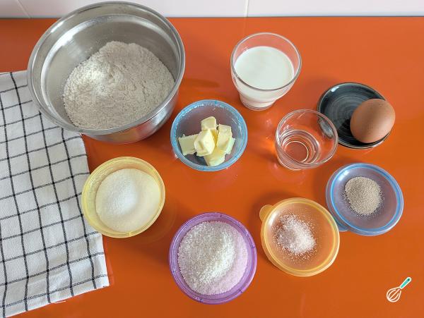 Receita de Pão de Deus - Passo 1