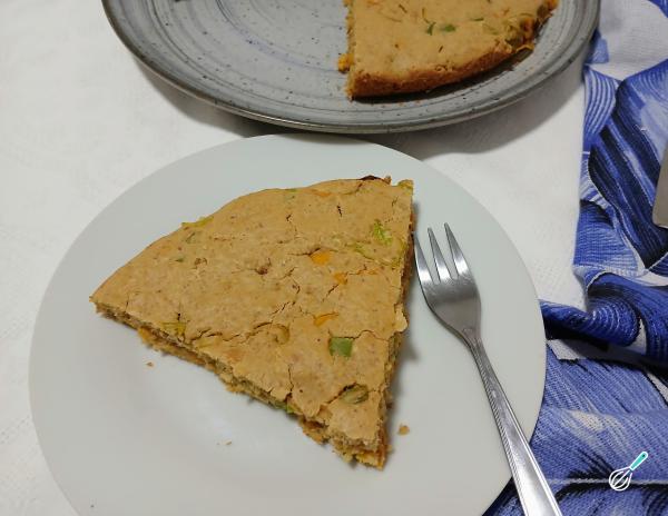 Receita de Torta de legumes fit com farinha de aveia - Passo 9