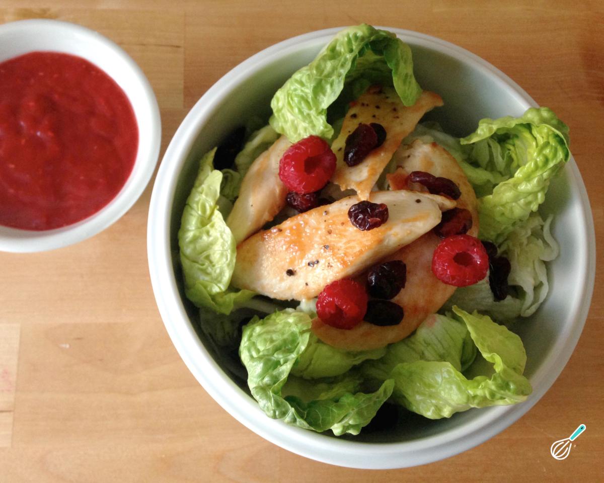 Receita de Salada de frango fit