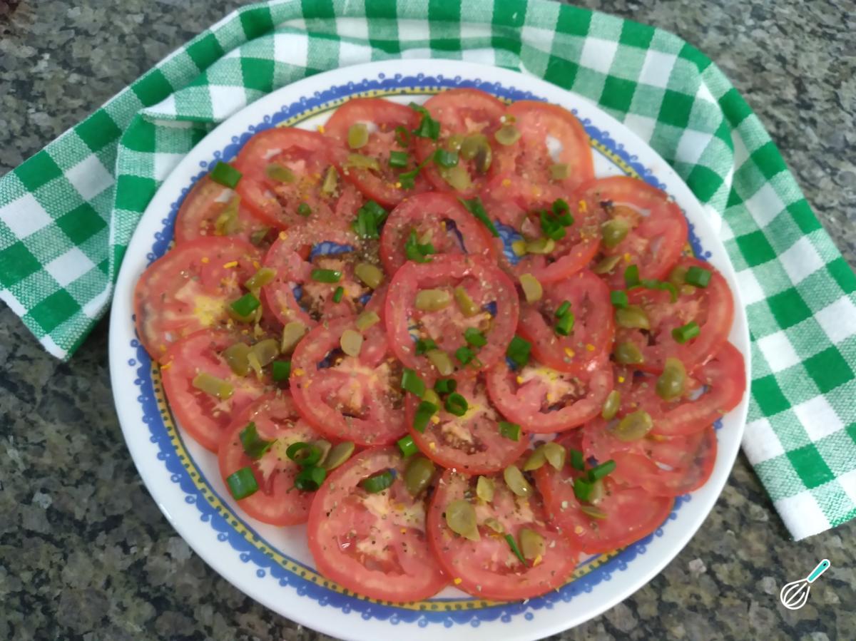 Receita de Carpaccio de tomate