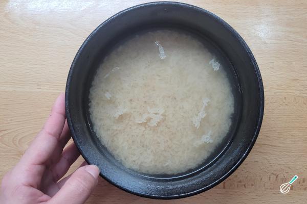 Receita de Bolo de arroz simples - Passo 1