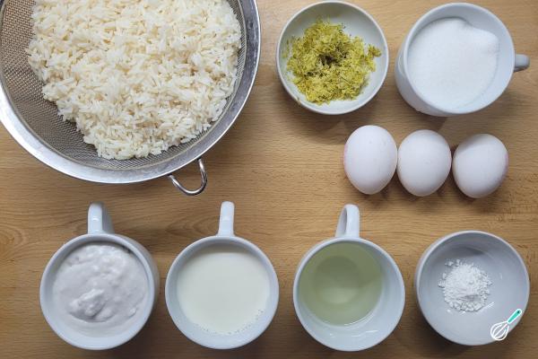 Receita de Bolo de arroz simples - Passo 2