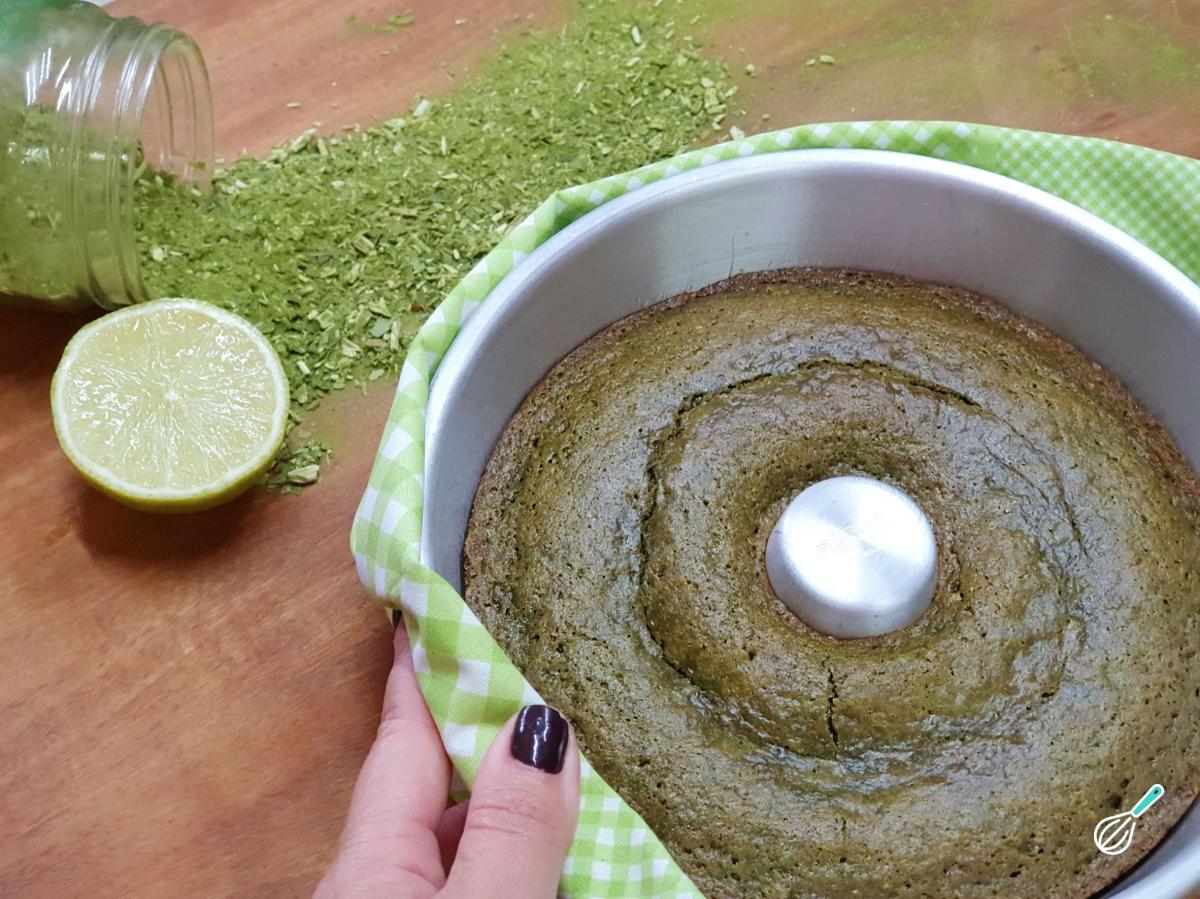 Receita de Bolo de erva mate fofinho