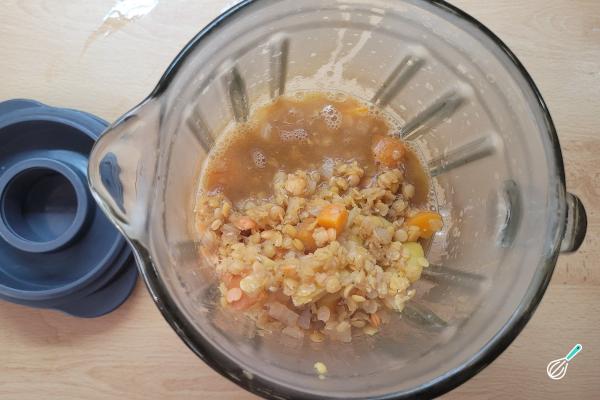 Receita de Creme de lentilha - Passo 7