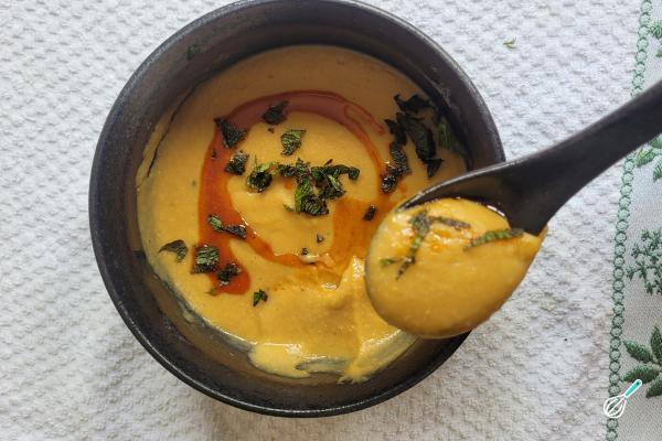 Receita de Creme de lentilha - Passo 9