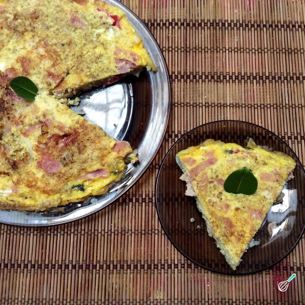 Receita de Omelete com quinoa