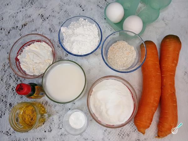 Receita de Bolo de cenoura sem óleo e sem manteiga - Passo 1