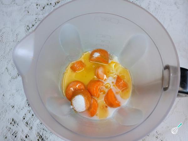Receita de Bolo de cenoura sem óleo e sem manteiga - Passo 2
