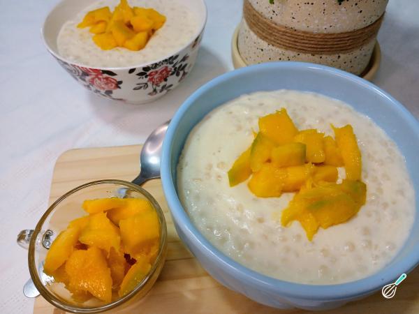 Receita de Sagu com creme