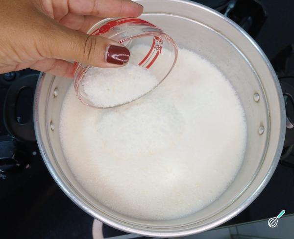 Receita de Sagu com creme - Passo 4