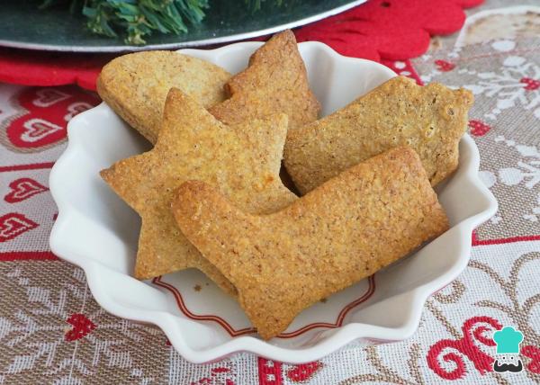 Receita de Biscoito amanteigado de Natal