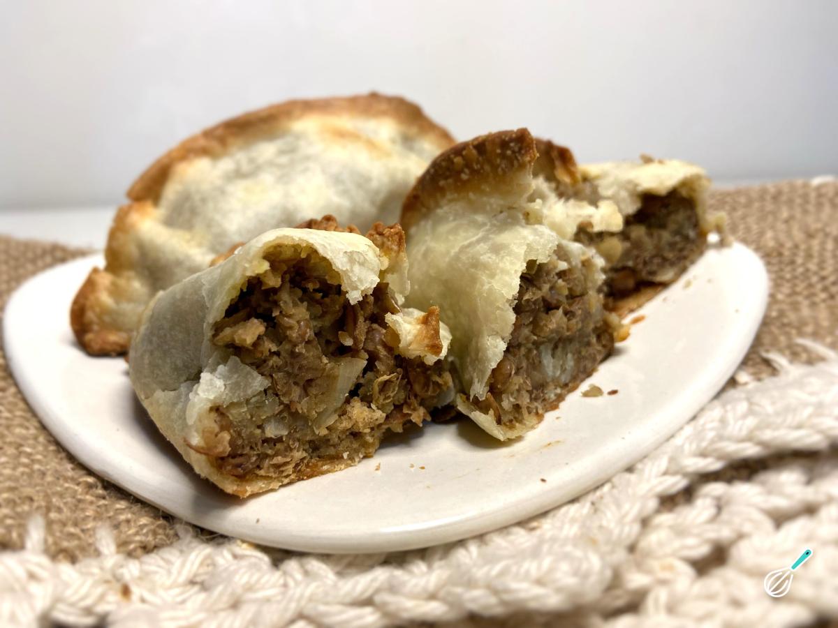 Receita de Empanadas veganas com recheio de lentilha