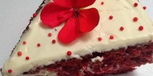 Receita de Bolo de veludo vermelho