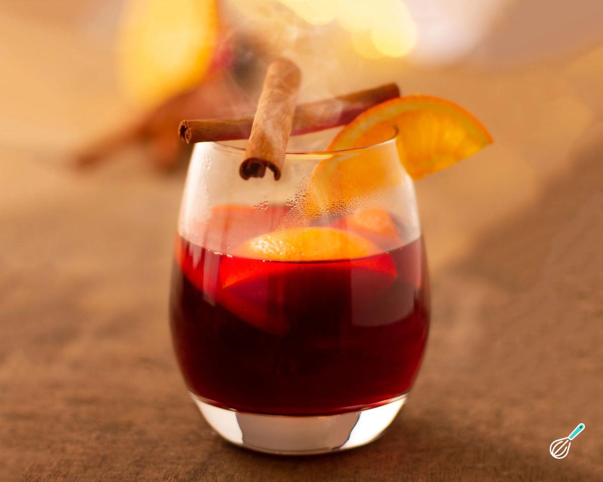 Vinho quente tradicional festa junina