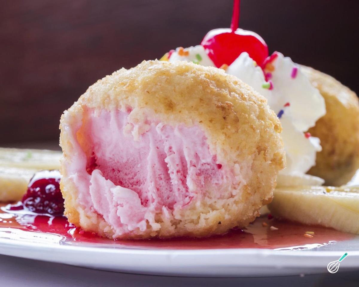 Receita de Sorvete frito japonês
