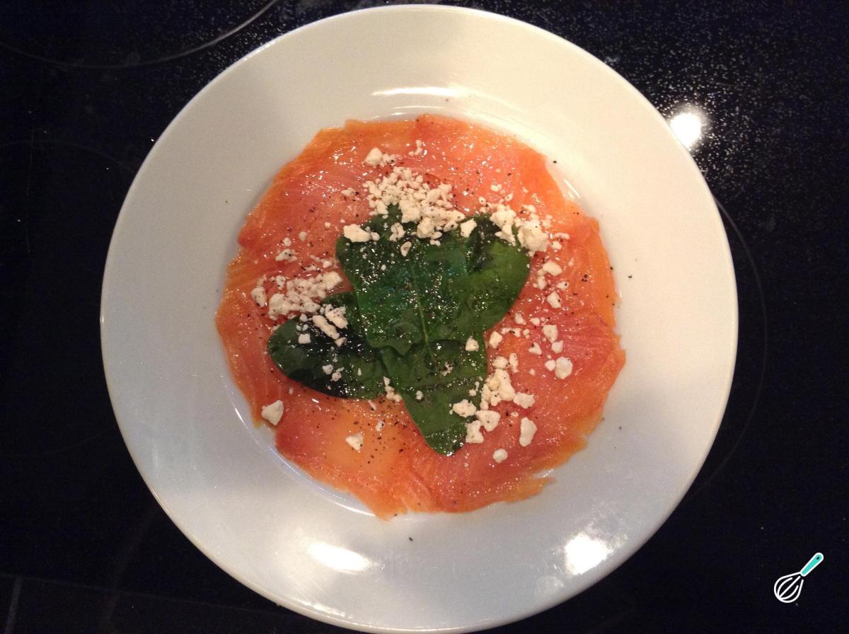 Receita de Carpaccio de salmão defumado