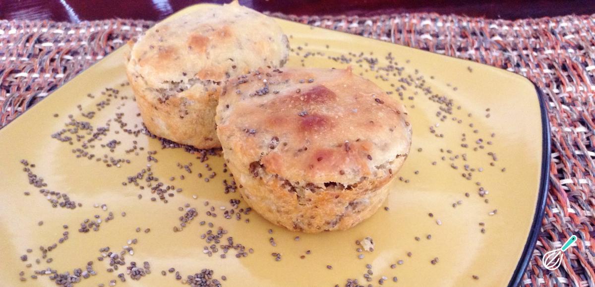 Receita de Pão com sementes de chia