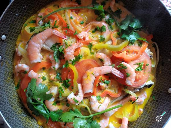 Receita de Moqueca de pintado com camarão - Passo 7
