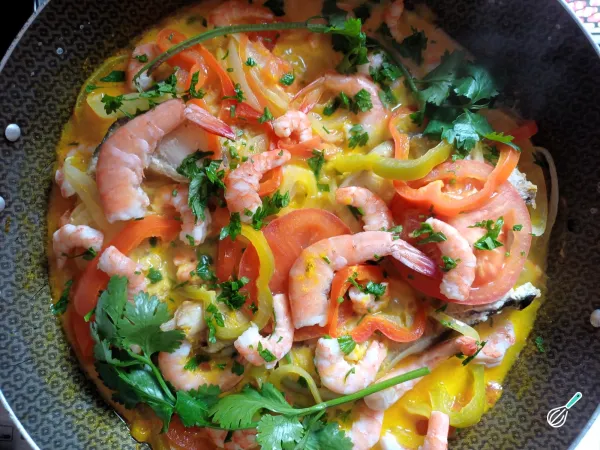 Receita de Moqueca de pintado com camarão - Passo 7