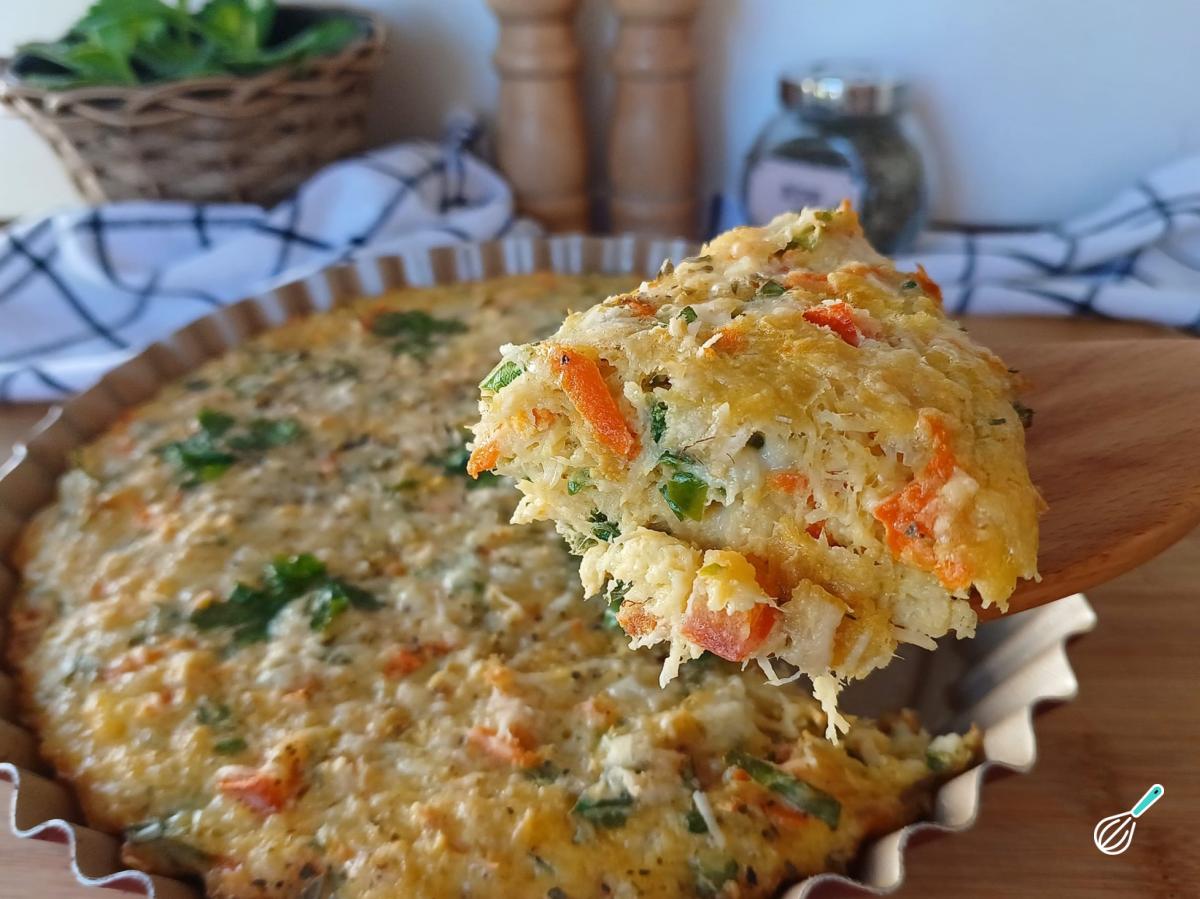 Receita de Torta de legumes com frango