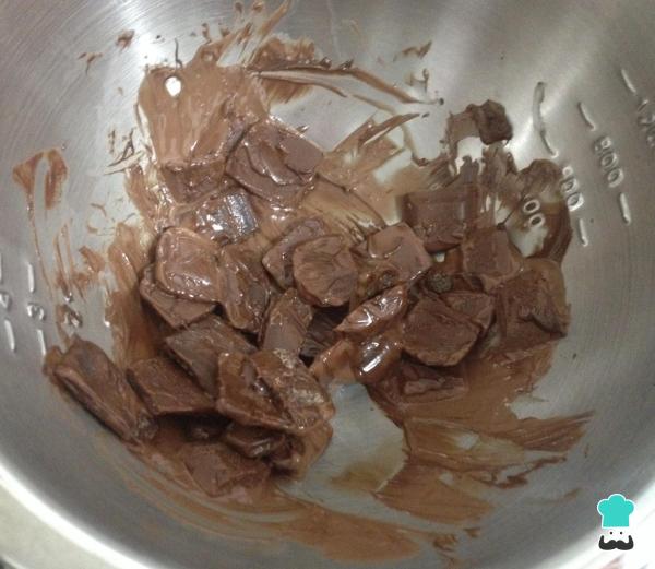 Receita de Vulcão fofo de chocolate - Passo 2