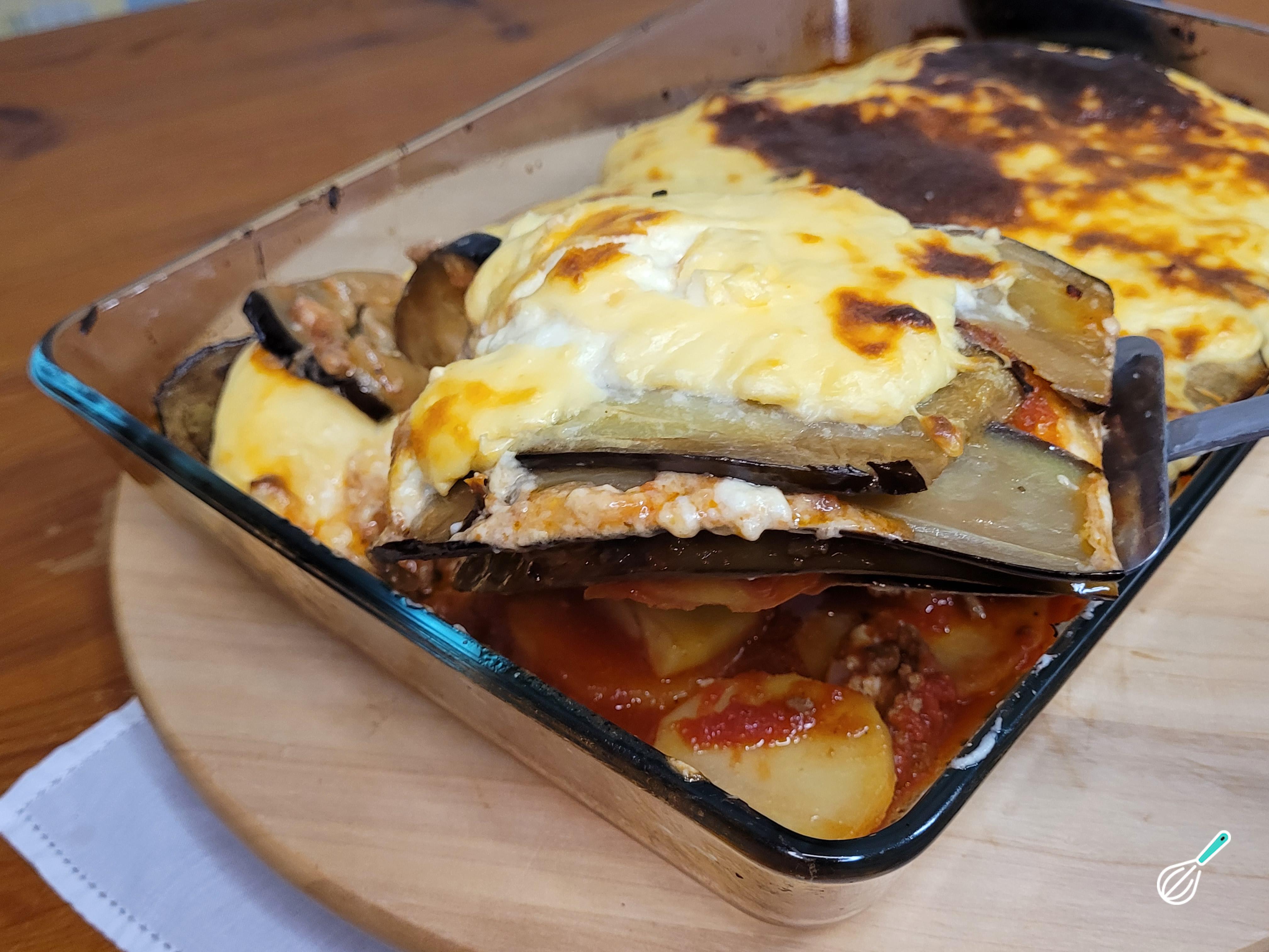 Moussaka - Lasanha de berinjela grega