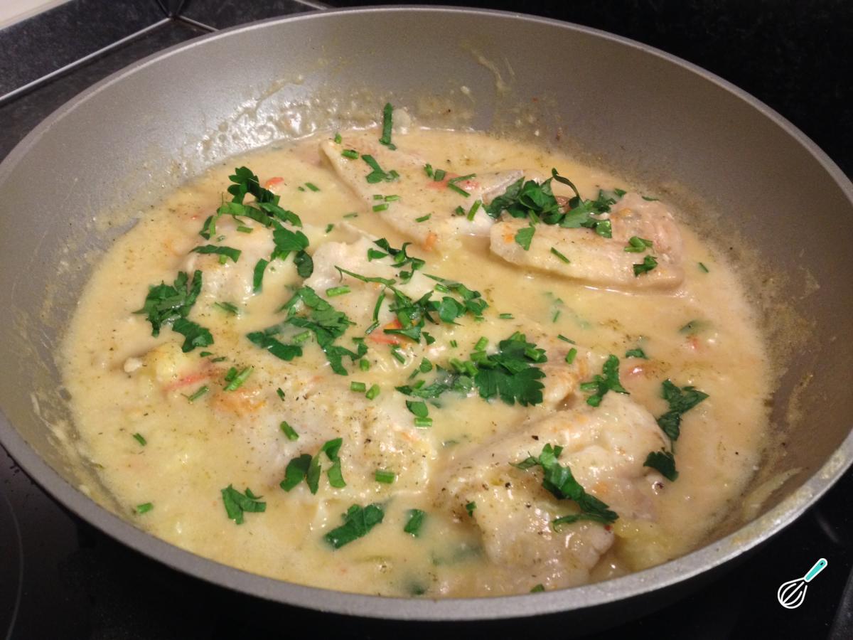 Receita de Peixe no leite de coco e creme de leite