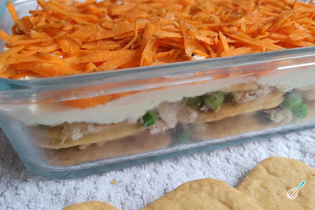 Receita de Pavê salgado