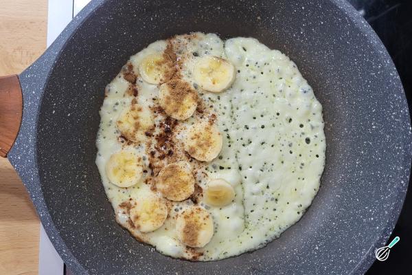 Receita de Banana com queijo e canela - Passo 4