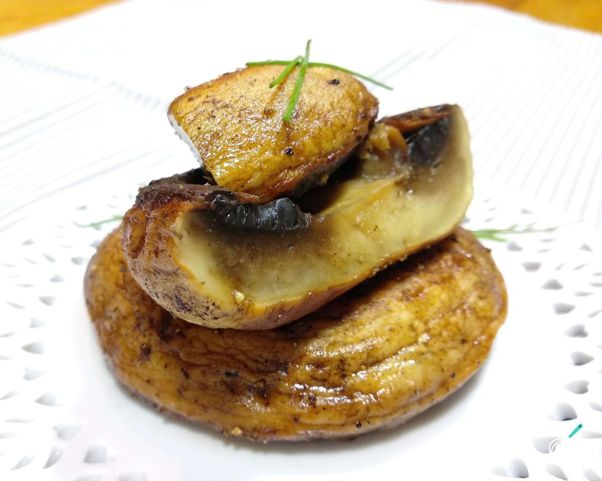 Receita de Cogumelo portobello na manteiga