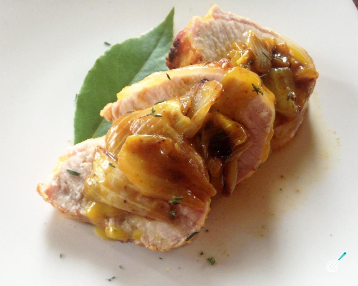 Receita de Lombinho de porco no forno com mel e mostarda