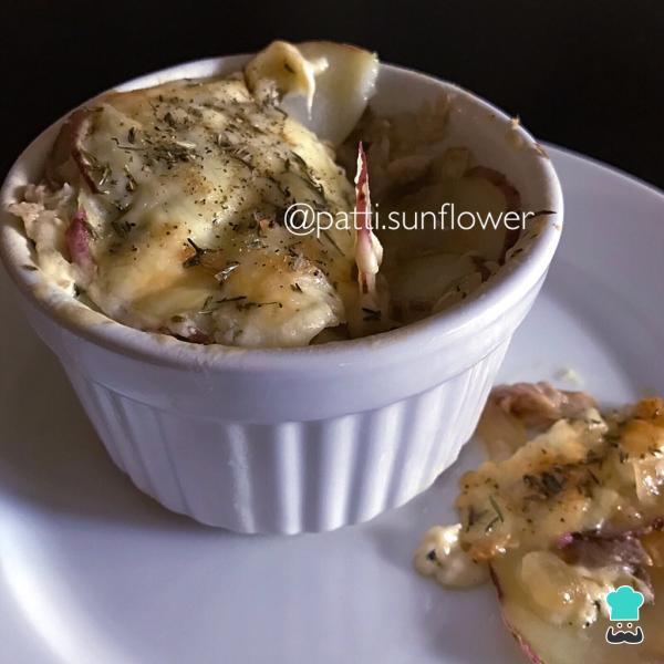 Receita de Batata gratinada no forno