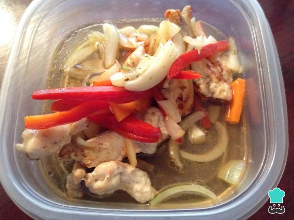 Receita de Escabeche de peru - Passo 4