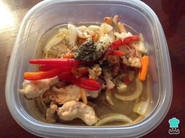 Receita de Escabeche de peru - Passo 5