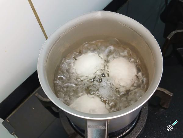 Receita de Patê de ovo fit - Passo 2