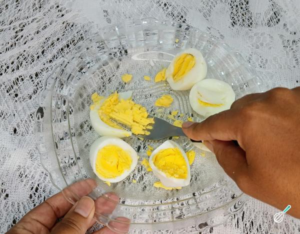 Receita de Patê de ovo fit - Passo 3