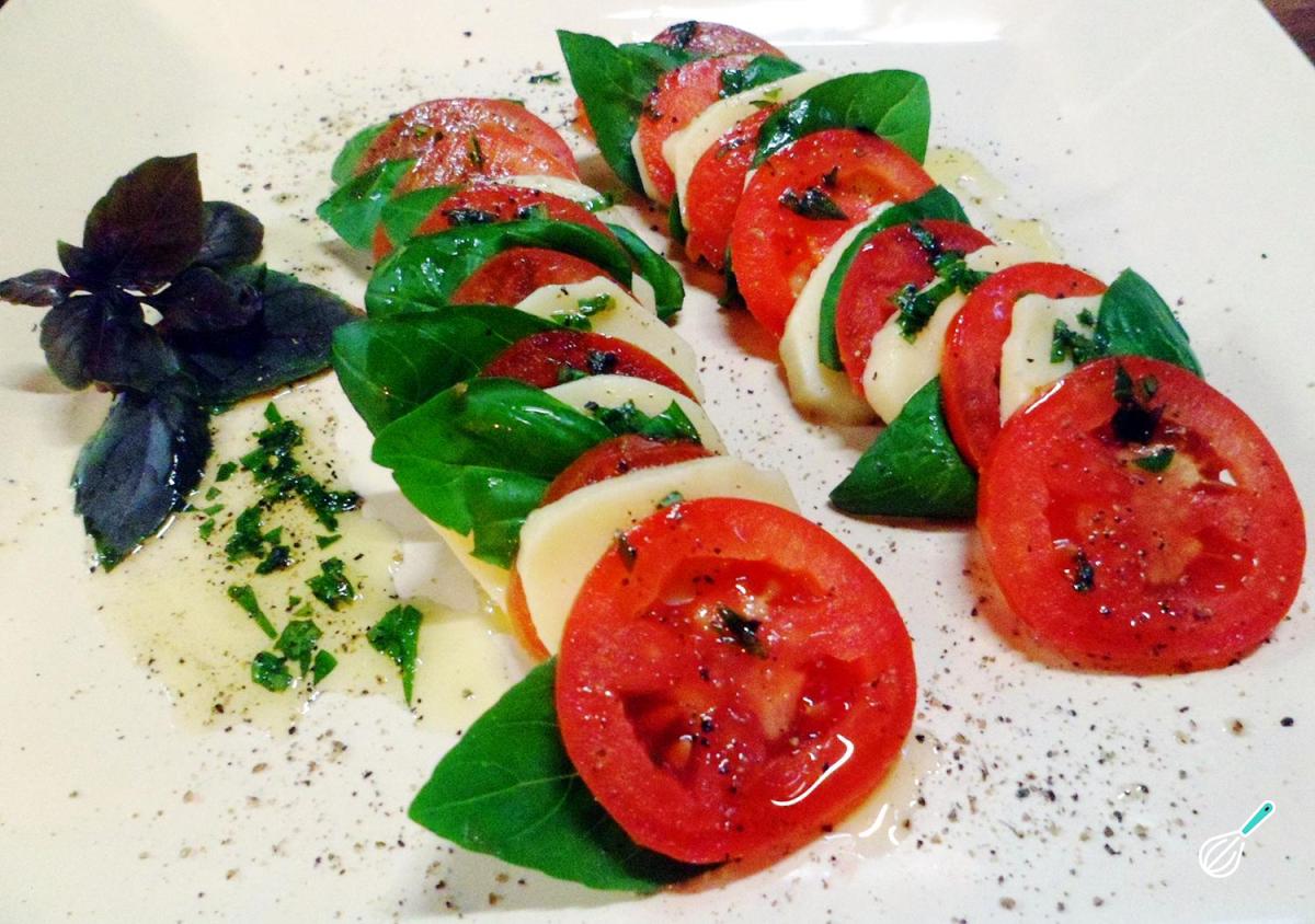 Receita de Salada caprese tradicional