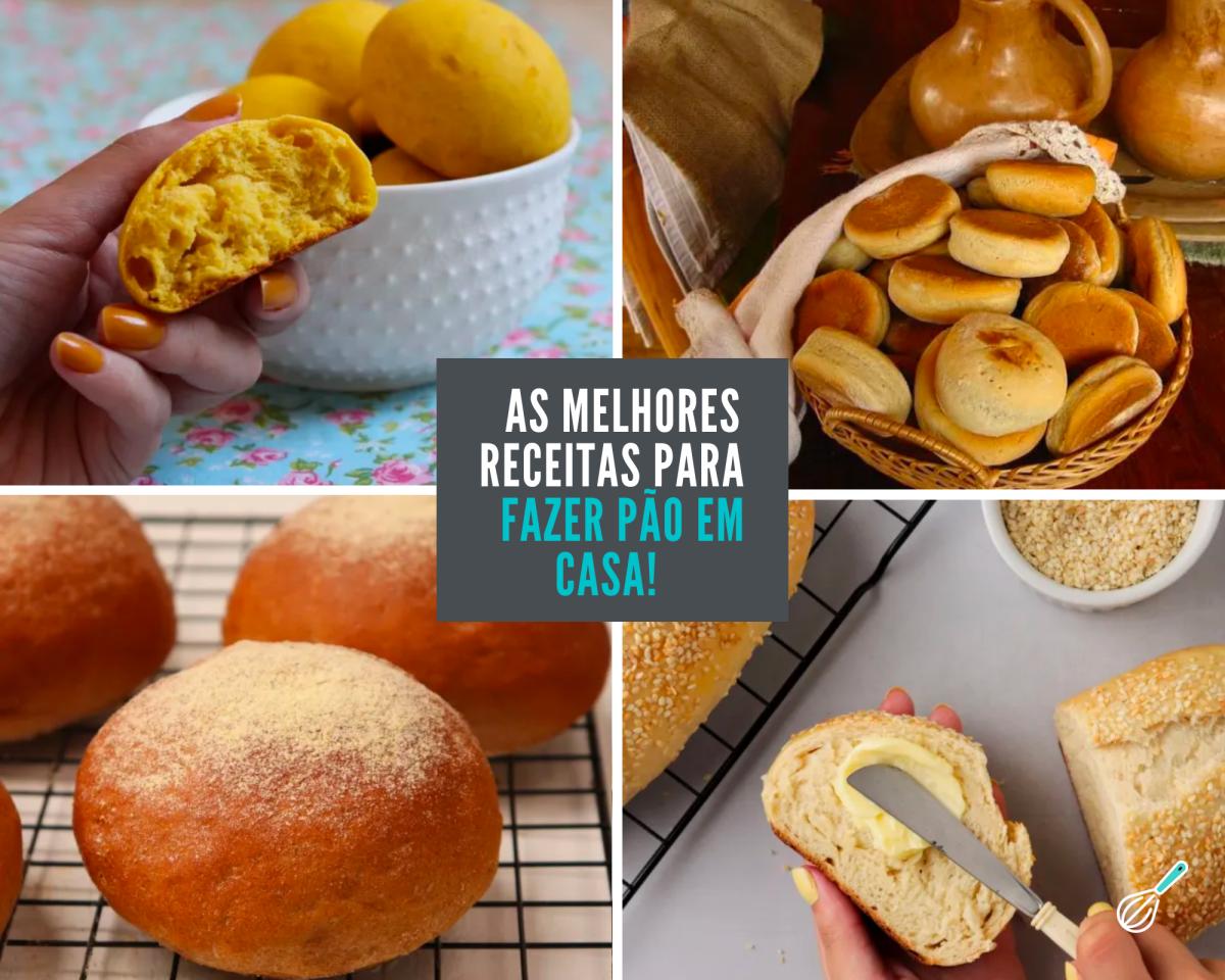 Tipos de pães: receitas para fazer pão em casa