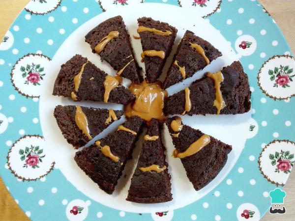 Receita de Bolo de chocolate de frigideira fit