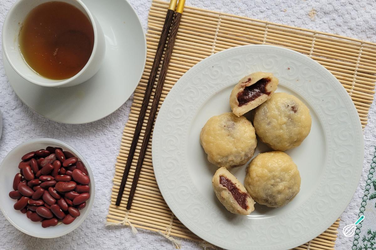 Receita de Doce japonês de feijão manju