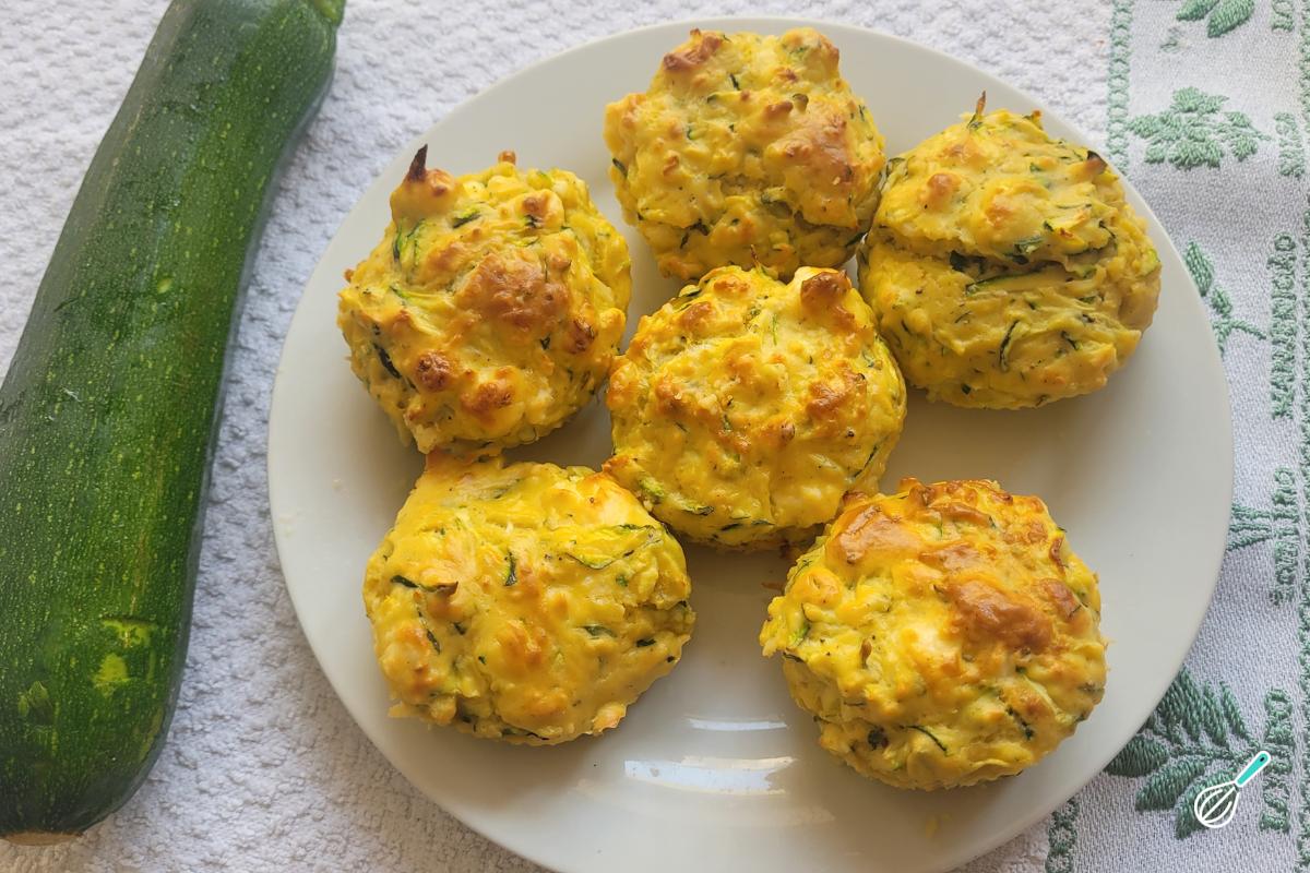 Receita de Muffin de abobrinha