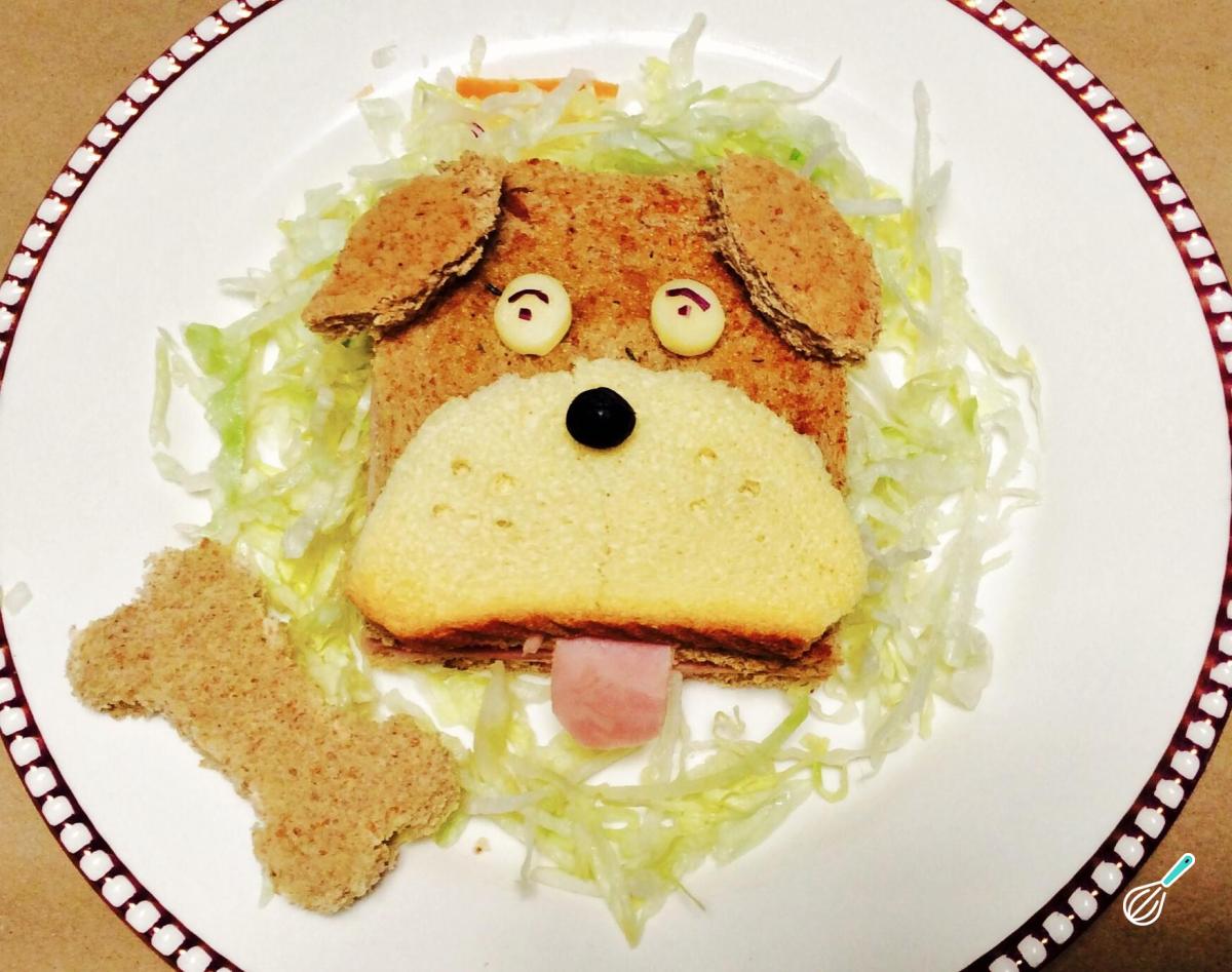 Receita de Sanduíche em forma de cão
